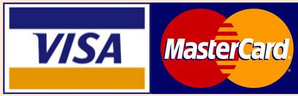 Moyens de paiement acceptés : Visa, MasterCard, CB